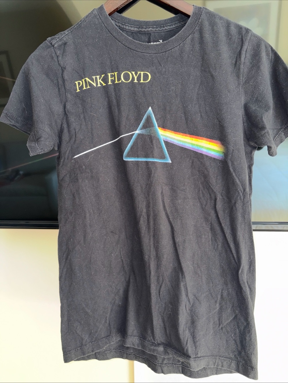 VTG tee t shirt Pink Floyd double sided graphic Dark Side of the Moon unisex XS